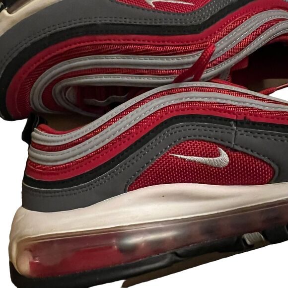 Nike Air Max 97s Grey Red Colorway - Picture 8 of 12